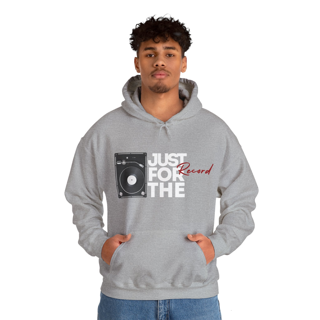 Just for the Record Mens Hoodie