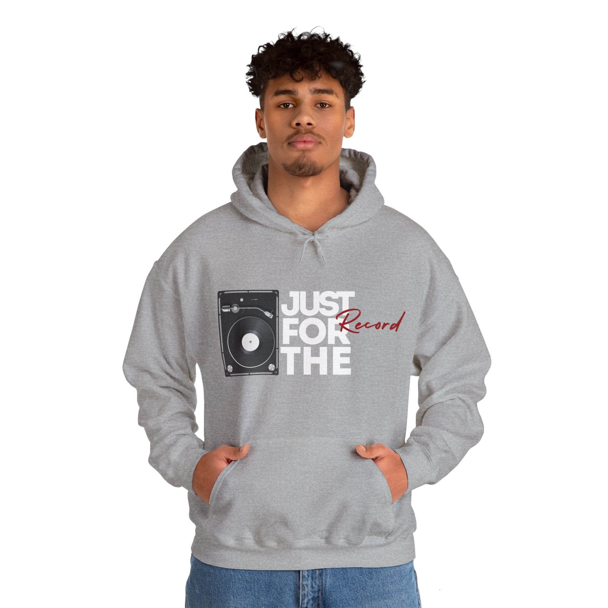 Just for the Record Mens Hoodie