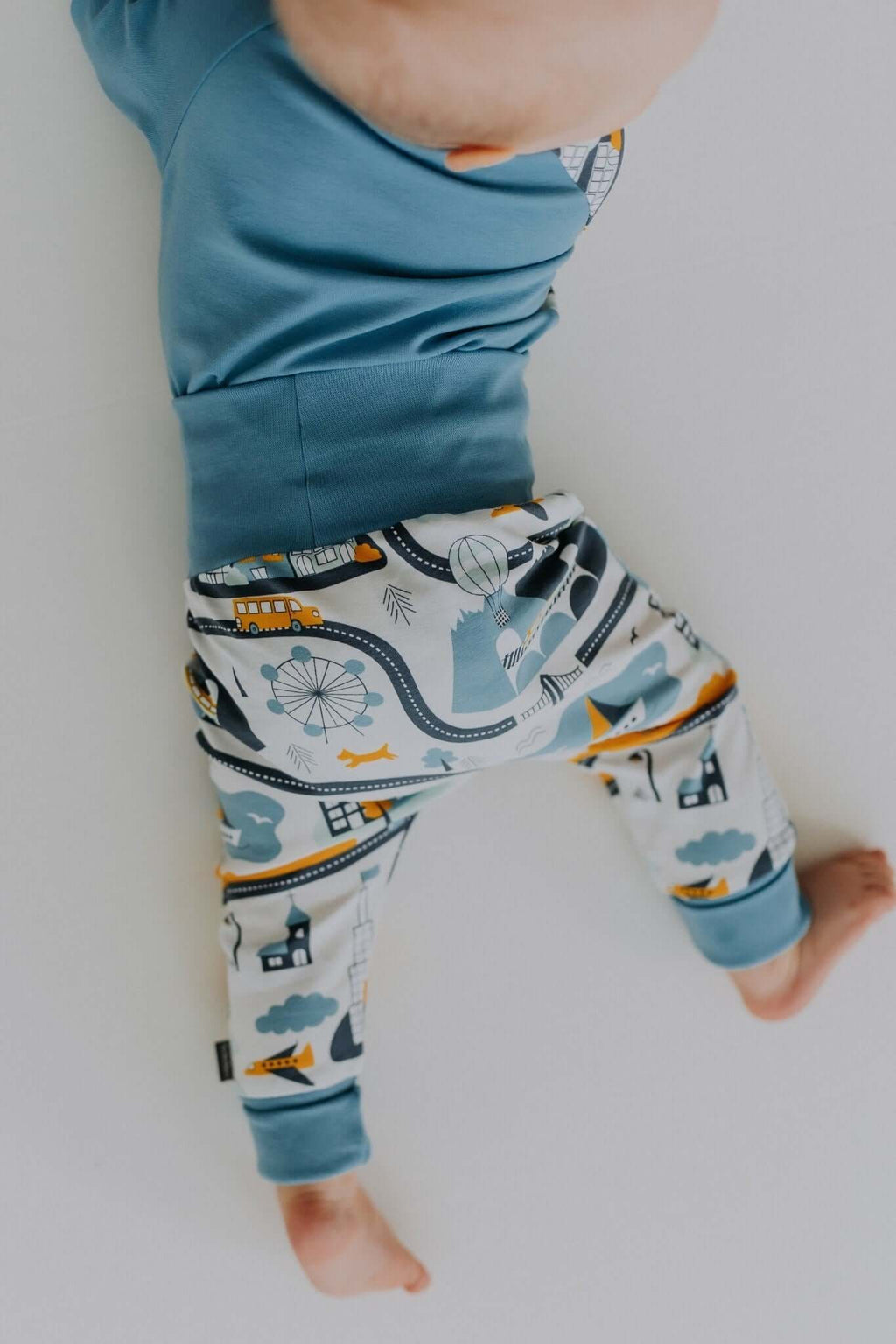Long Baby Pants GREGOR - Comfortable & Durable for All Seasons | Made in Europe with Oeko-Tex® Cotton by Breden at www.brixbailey.com