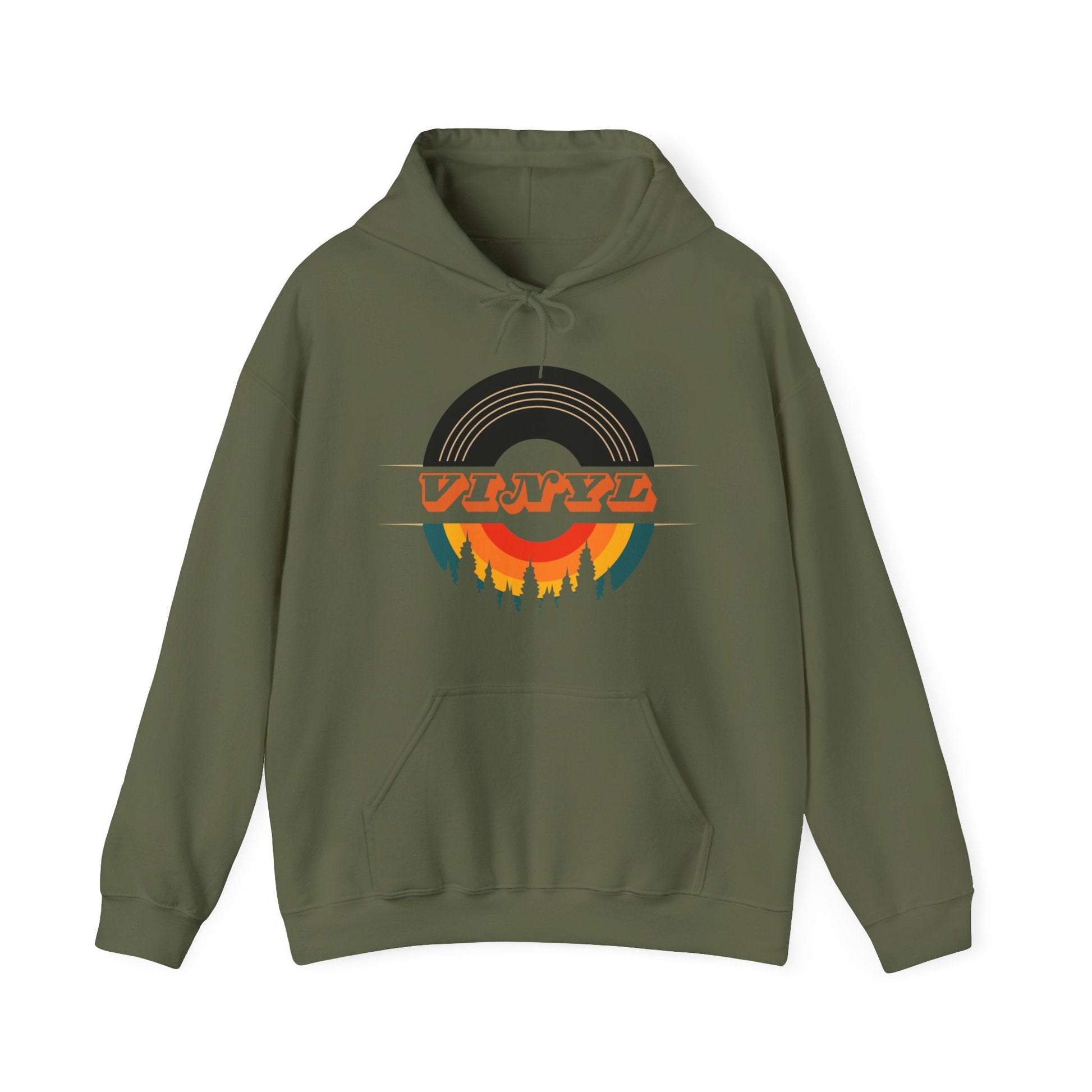 Vinyl Record Logo Men's Hoodie