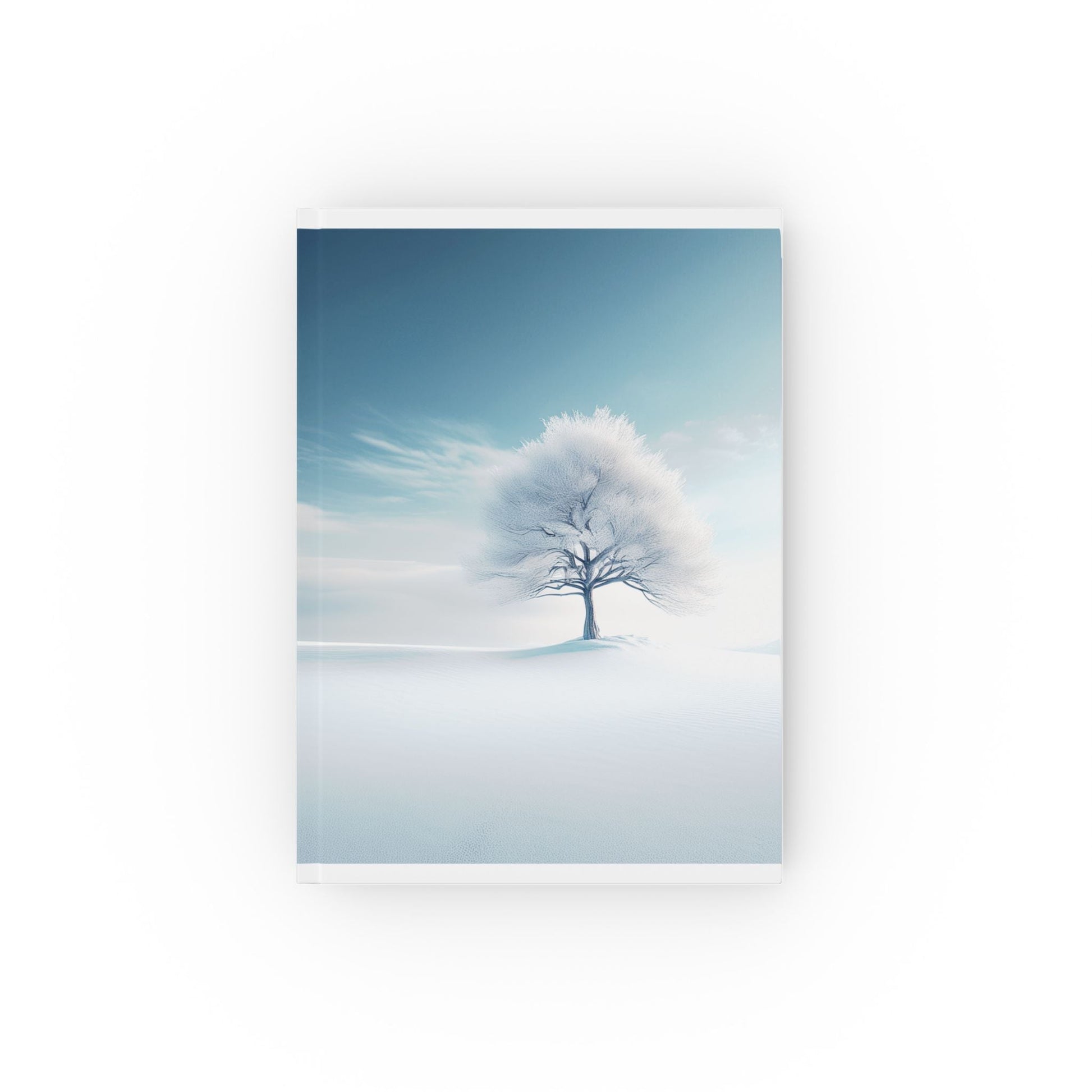 Winter Calm A5 Hardcover Journal with Snow Landscape