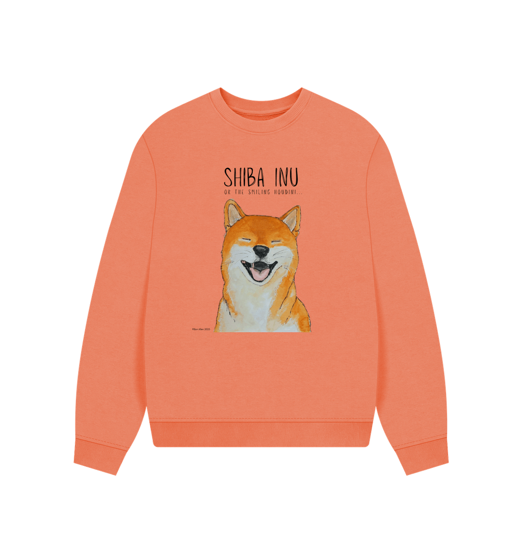 Cuddle Criminal Smiling Shiba Sweatshirt