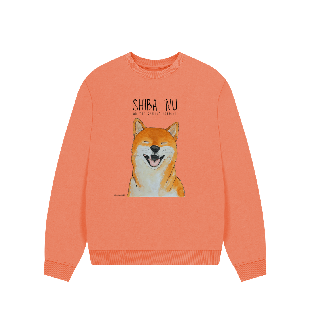 Cuddle Criminal Smiling Shiba Sweatshirt
