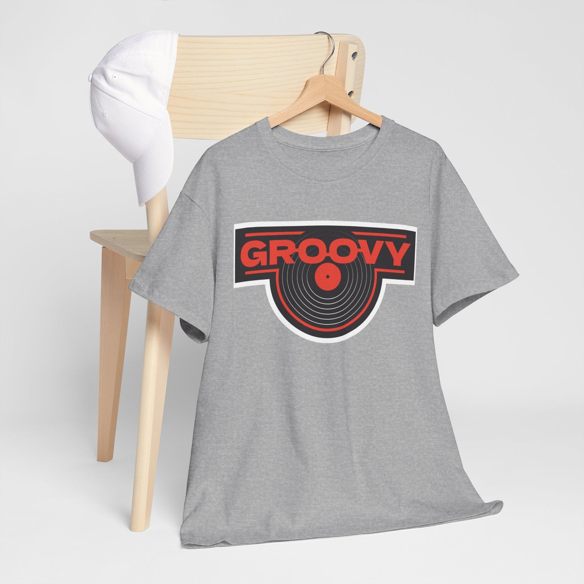 Groovy Men's Vinyl Records T-Shirt