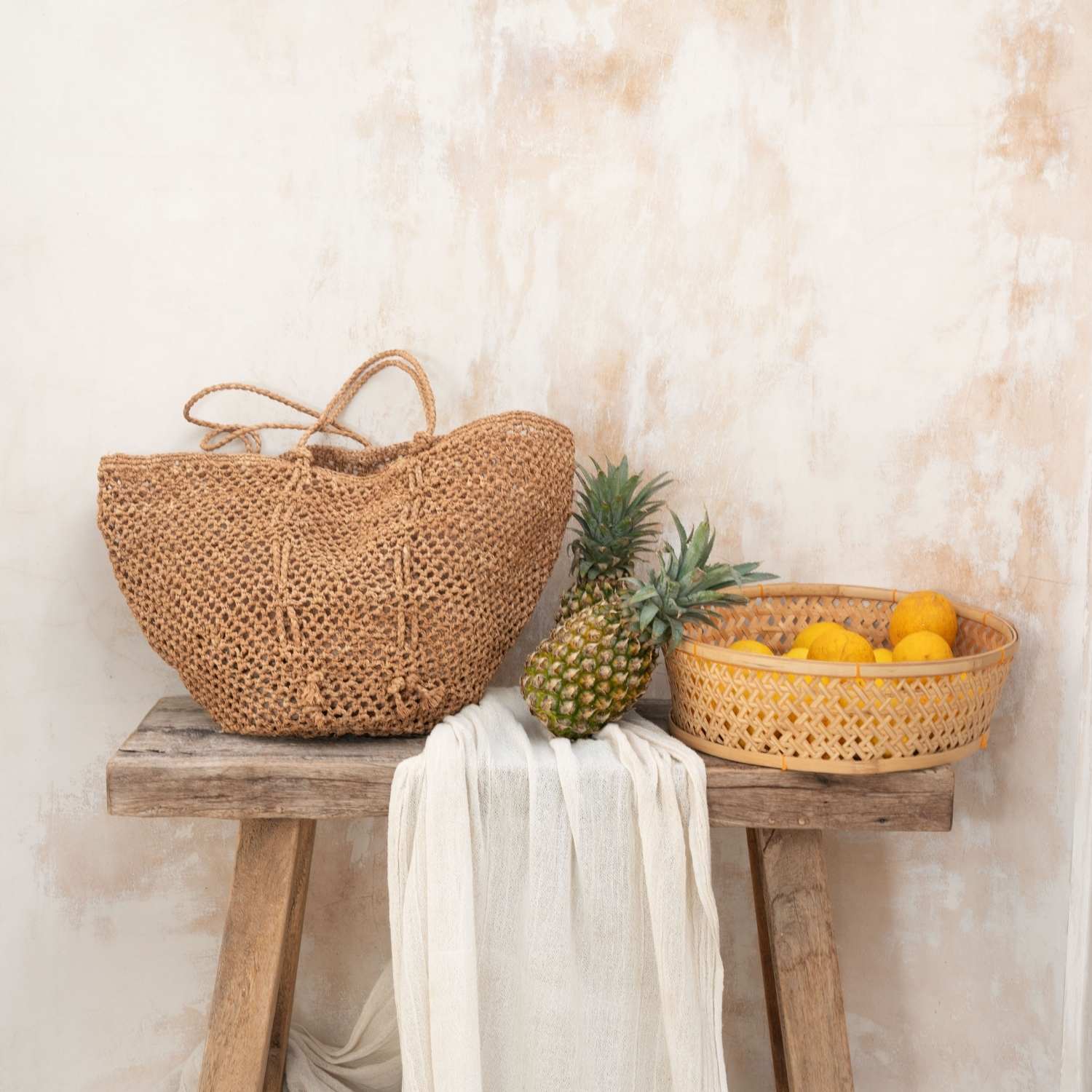 Raffia Tote Bag Handwoven in Madagascar