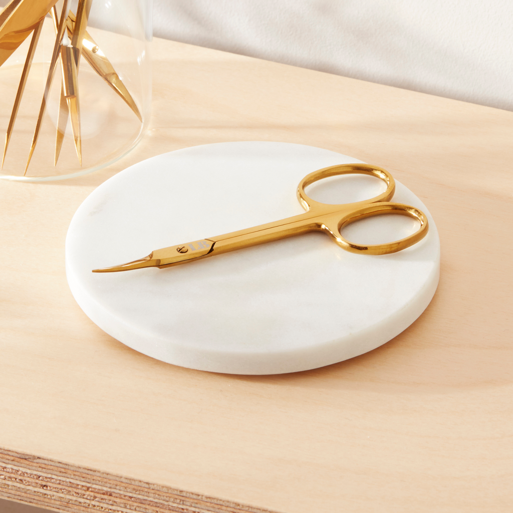 Gold Lightweight Curved Brow Scissors