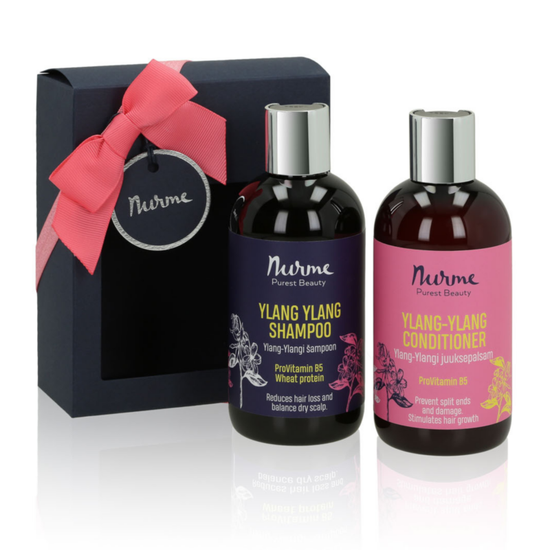 Natural Ylang-Ylang Hair Care Set – Eco-Friendly & Revitalizing by Nurme at www.brixbailey.com