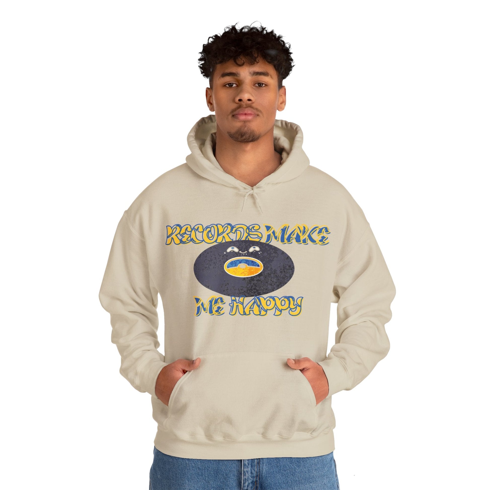 Records Make Me Happy Men's Hoodie