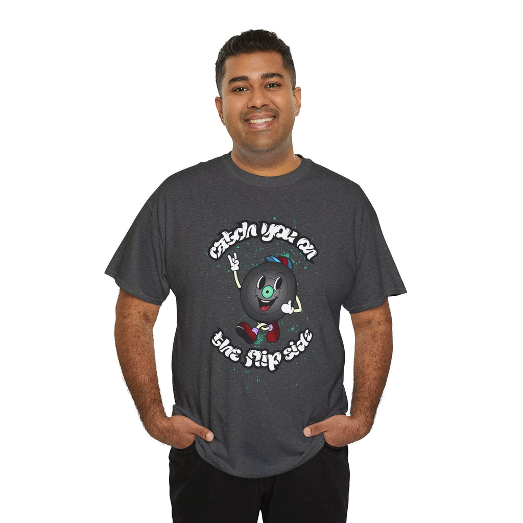 Catch You On The Flip Side Men's Vinyl T-Shirt