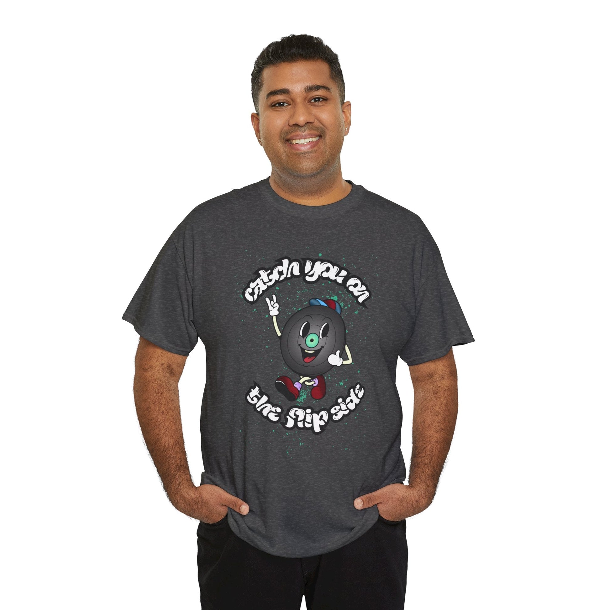 Catch You On The Flip Side Men's Vinyl T-Shirt