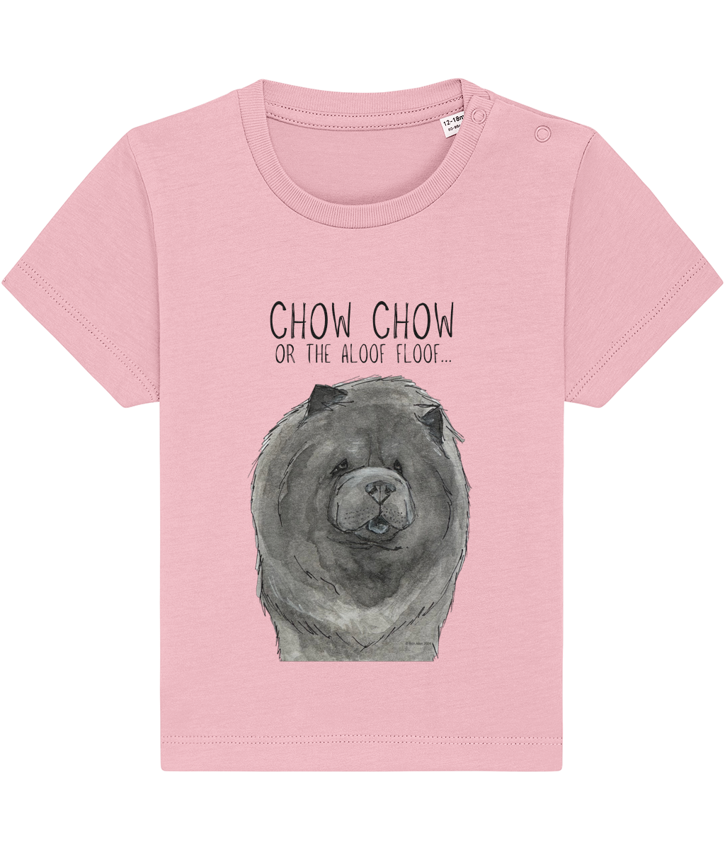 Blue Chow Chow Baby T Shirt for Little Dog Lovers