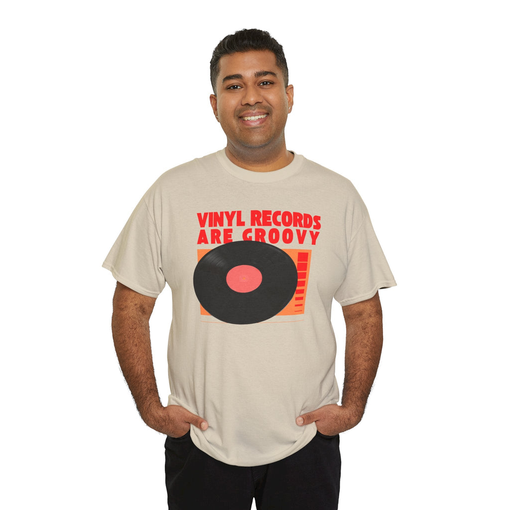 Vinyl Records Are Groovy Bold T-Shirt