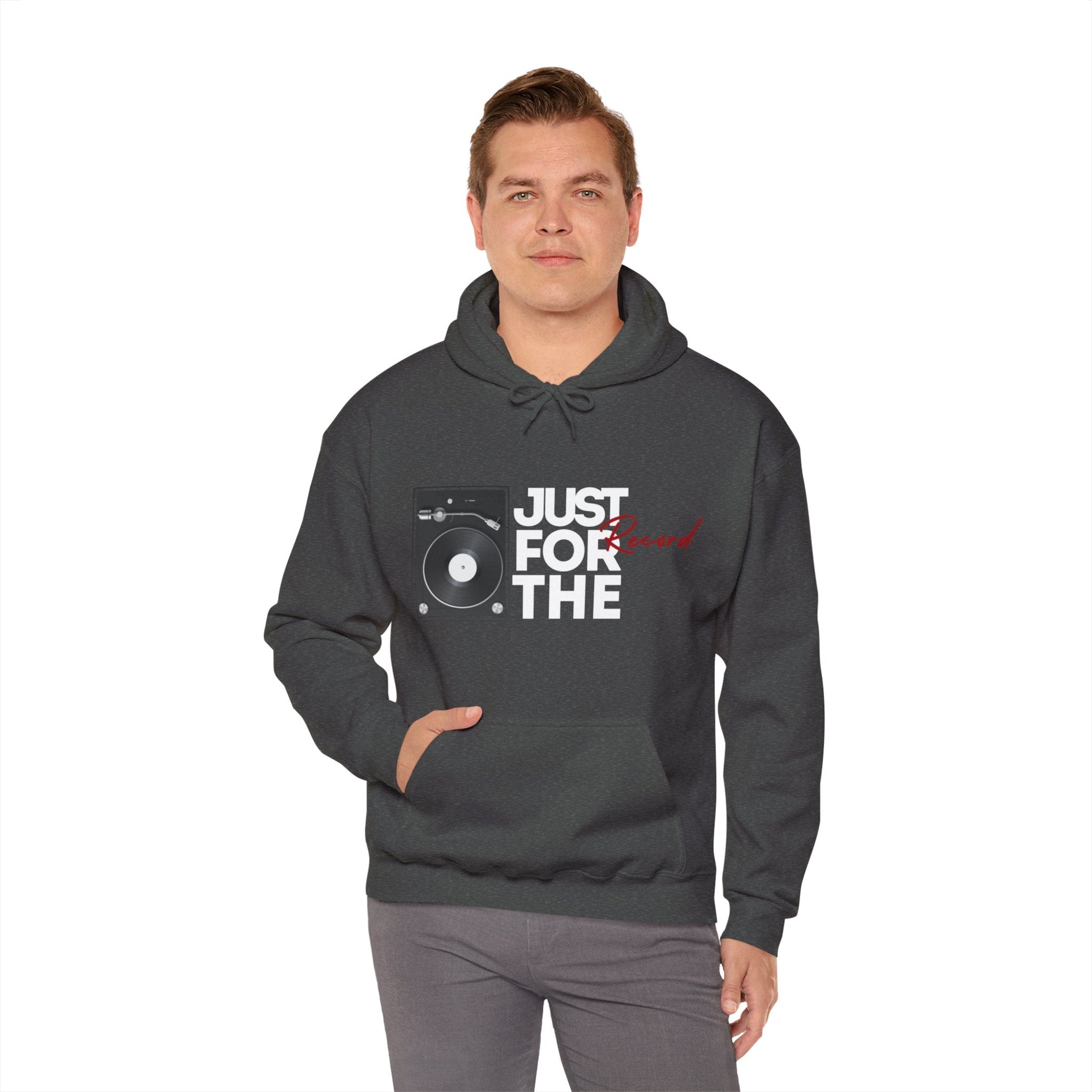 Just for the Record Mens Hoodie