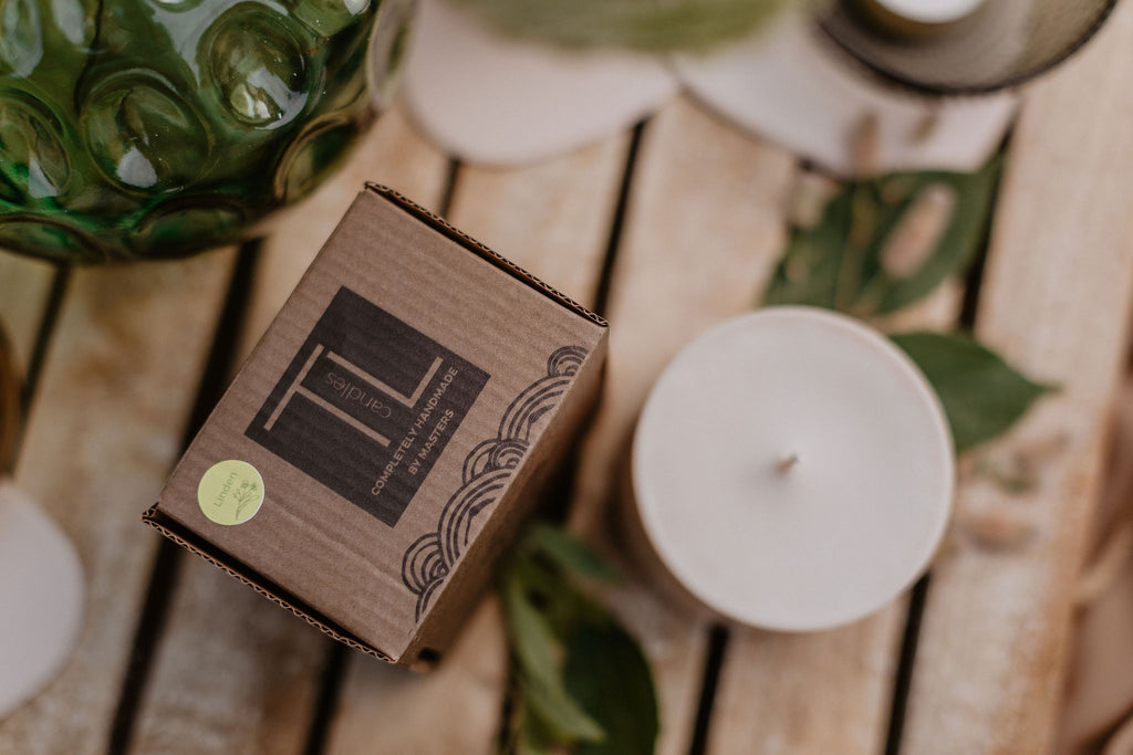 Handmade Latvian Summer Candle with Amber & Honey Aroma by TL Candles at www.brixbailey.com