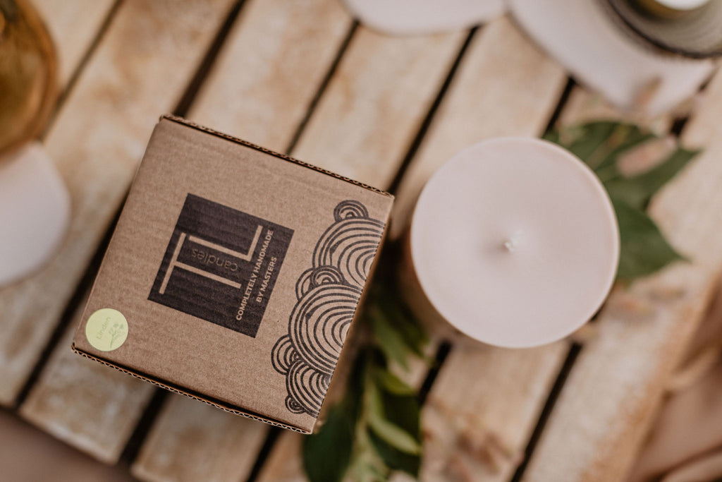 Handmade Latvian Summer Candle with Amber & Honey Aroma by TL Candles at www.brixbailey.com