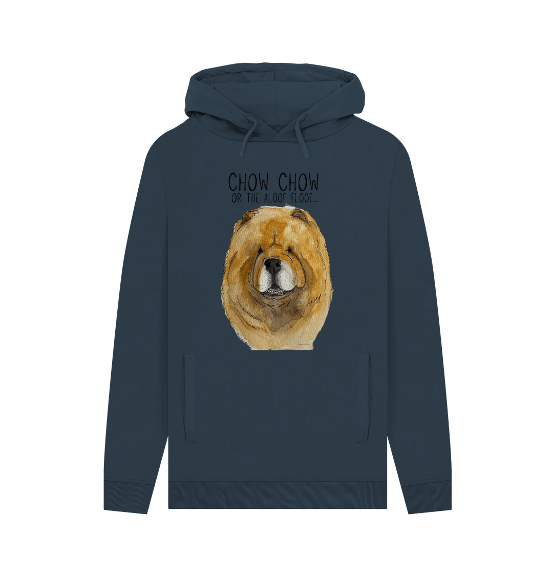 Red Chow Chow Men's Hoodie with Pocket Detail