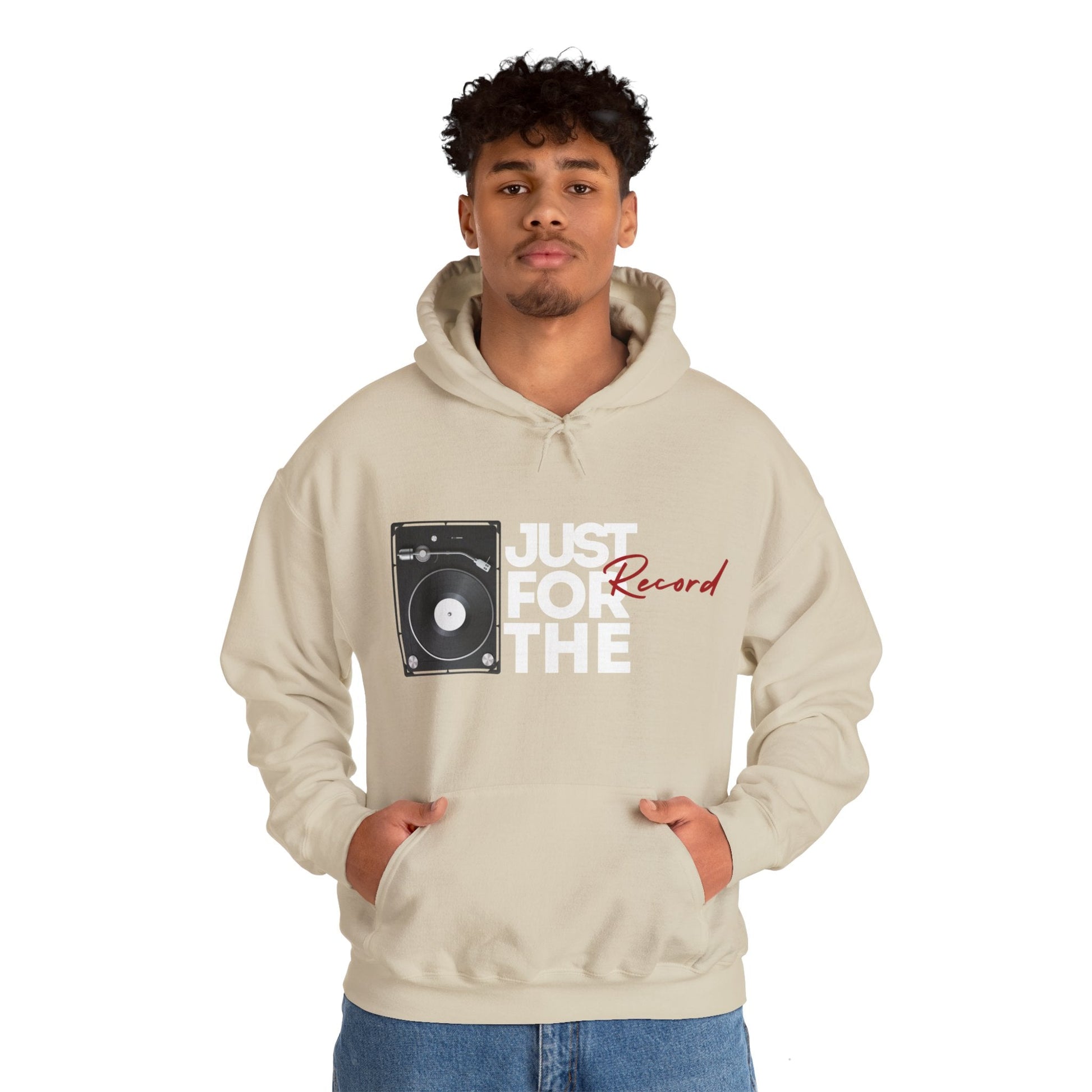 Just for the Record Mens Hoodie