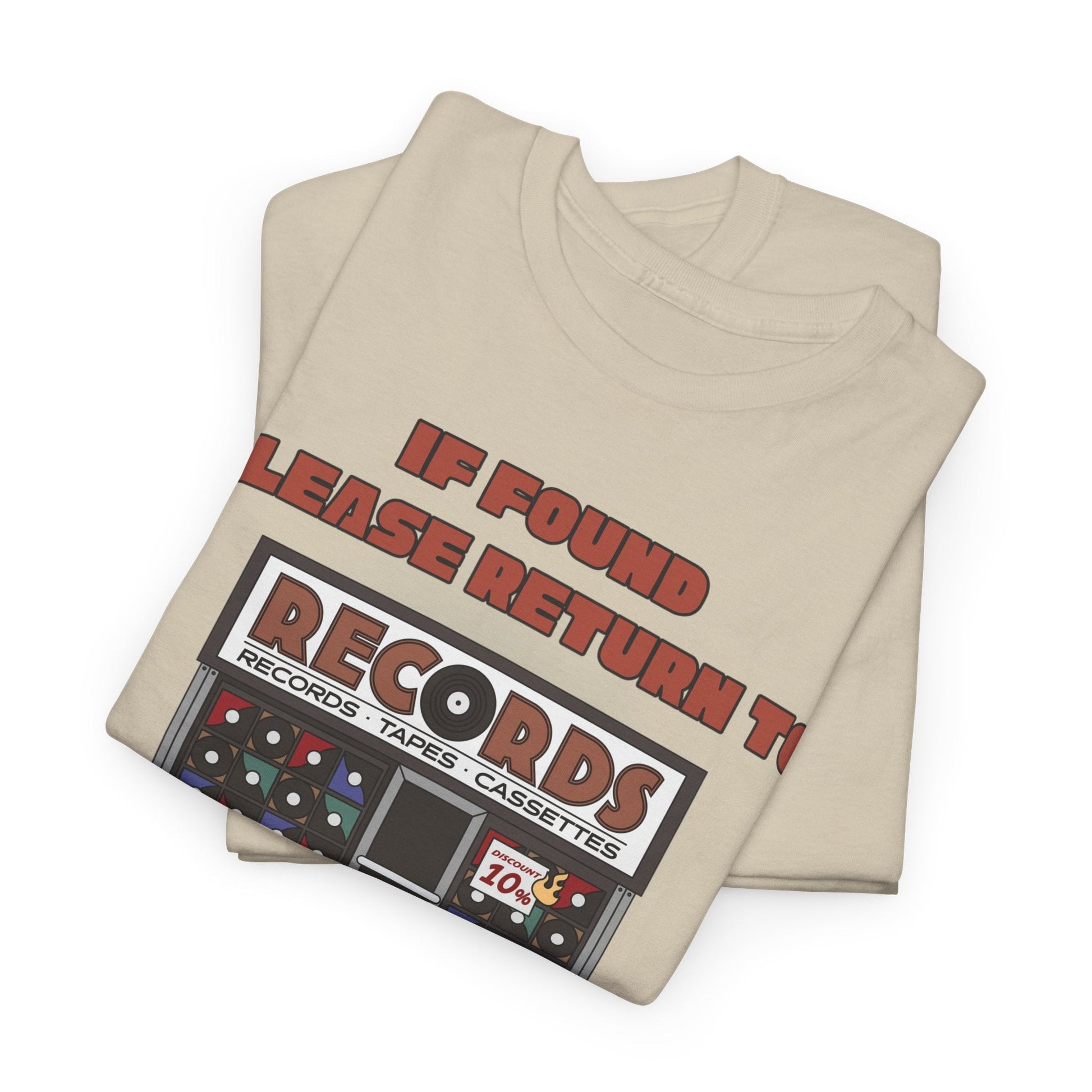 If Found, Please Return to the Record Store Men's T-Shirt