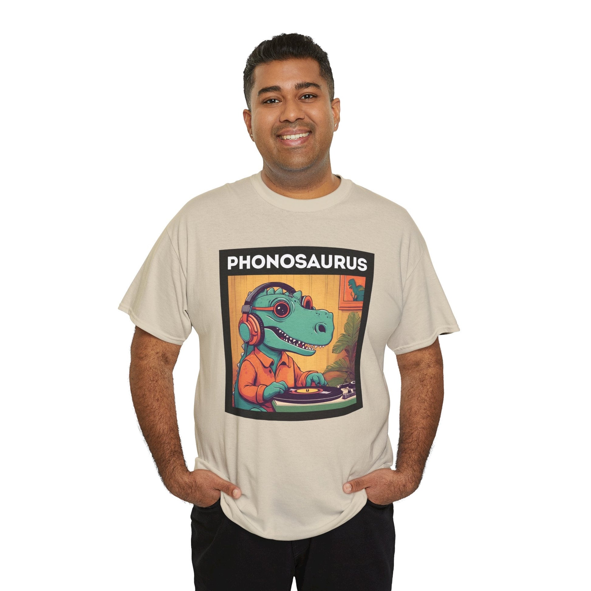 Phonosaurus Men's Vinyl T-Shirt