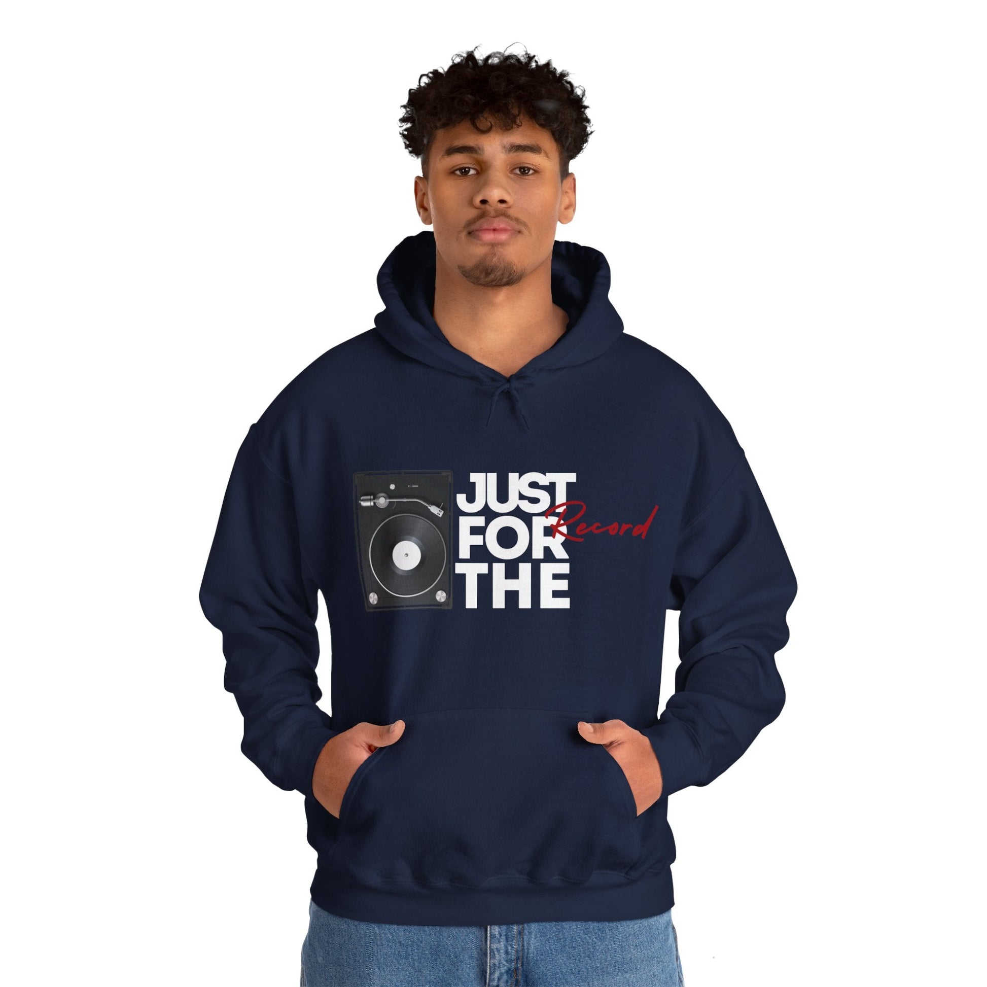 Just for the Record Mens Hoodie