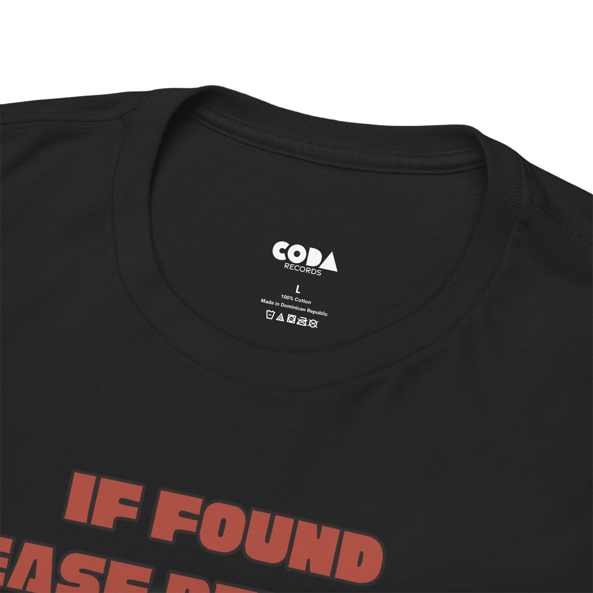 If Found, Please Return to the Record Store Men's T-Shirt