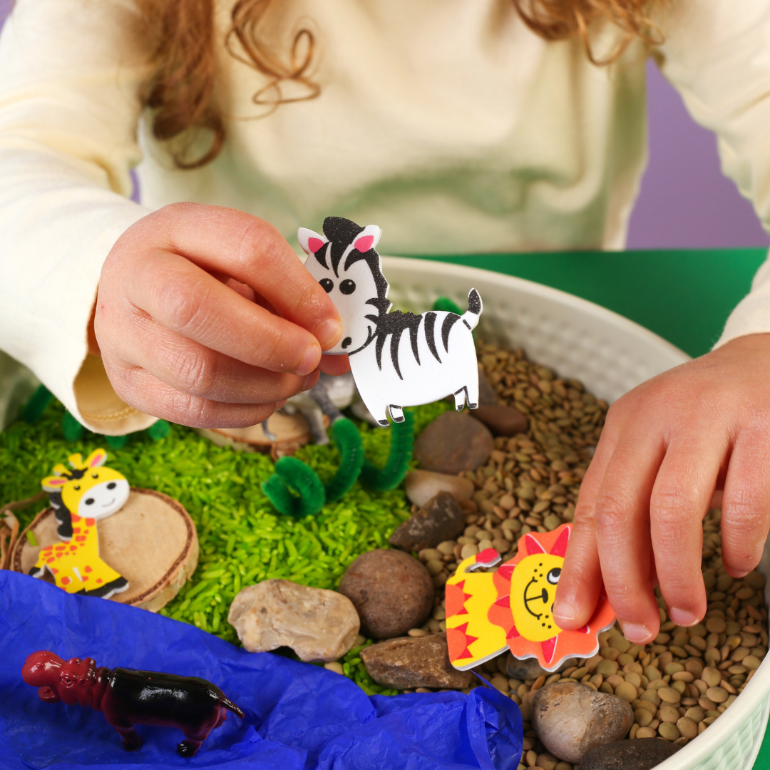 Safari Sensory Play Kit for Kids