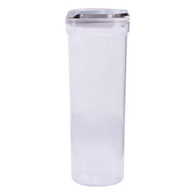 Clear Storage Jar 2300ml with Grey Airtight Lid