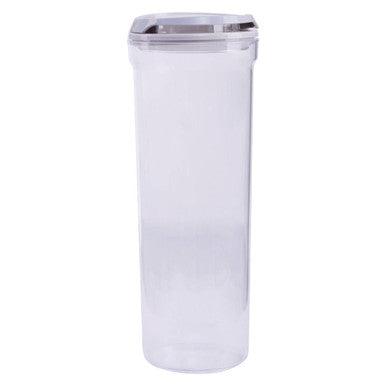Clear Storage Jar 2300ml with Grey Airtight Lid
