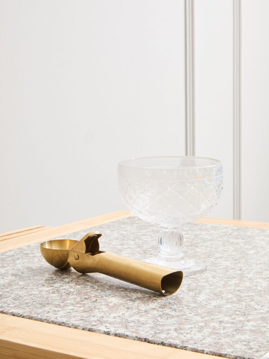 Clear Glass Sundae Dish 265ml with Embossed Floral Detail