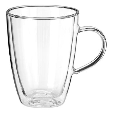 Double Wall Glass Mug 330ml