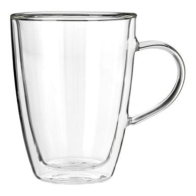Double Wall Glass Mug 330ml