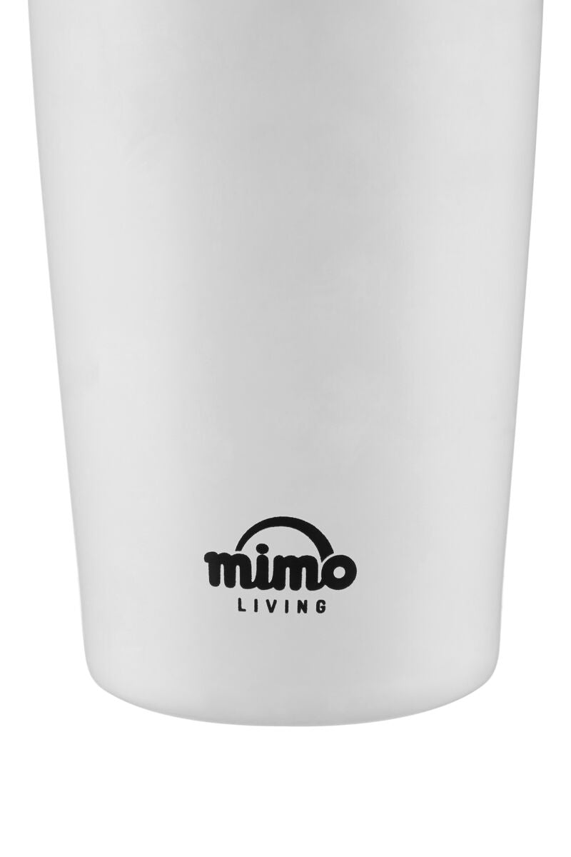 Matt White Travel Mug with Sliding Lid