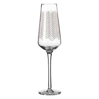 Set of Four Jazz Champagne Glasses