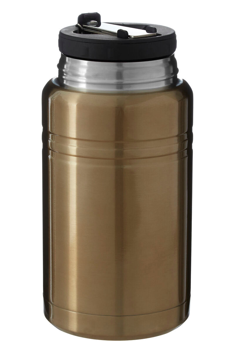 Gold Finish Food Flask