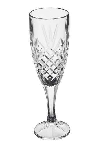 Set of 4 Crystal Champagne Glasses