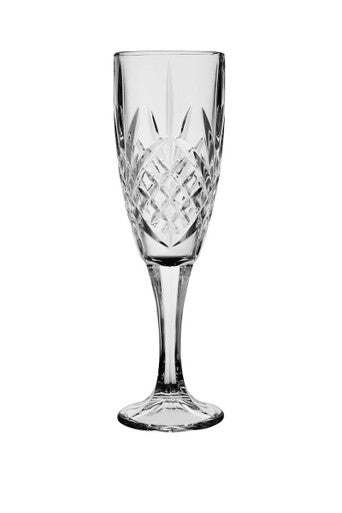 Set of 4 Crystal Champagne Glasses