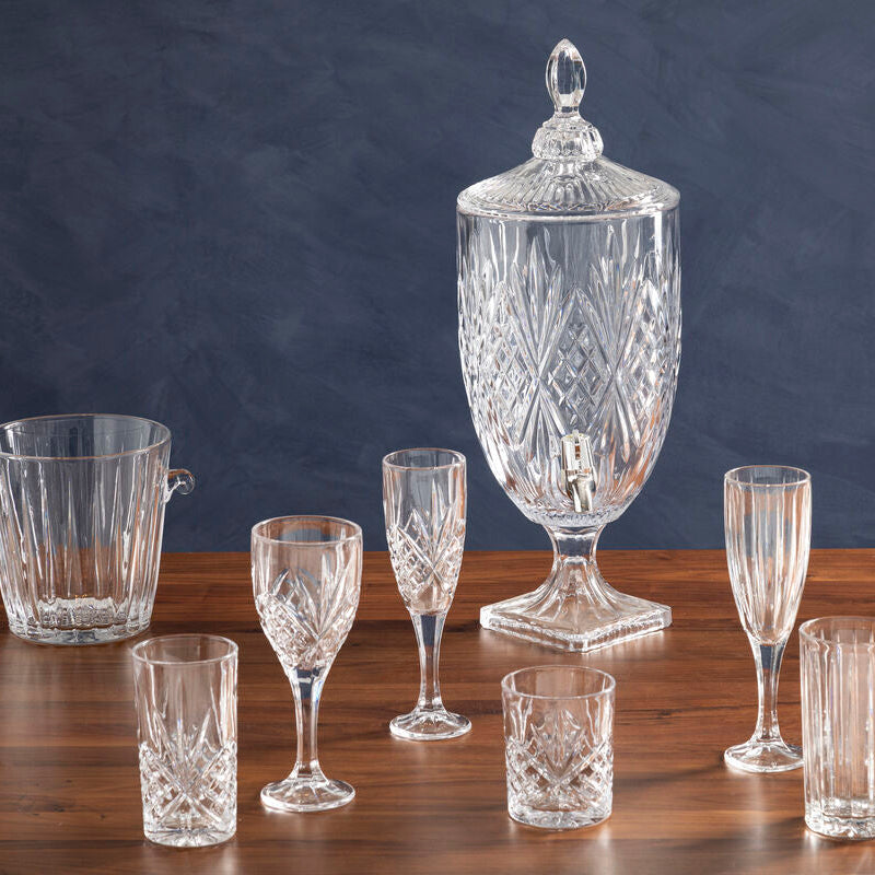 Set of 4 Crystal Champagne Glasses