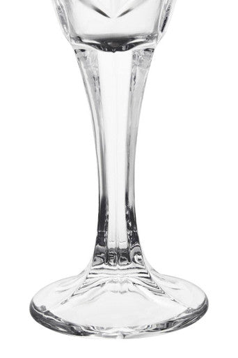 Set of 4 Crystal Champagne Glasses