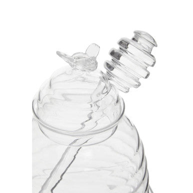 Glass Honey Jar with Dipper