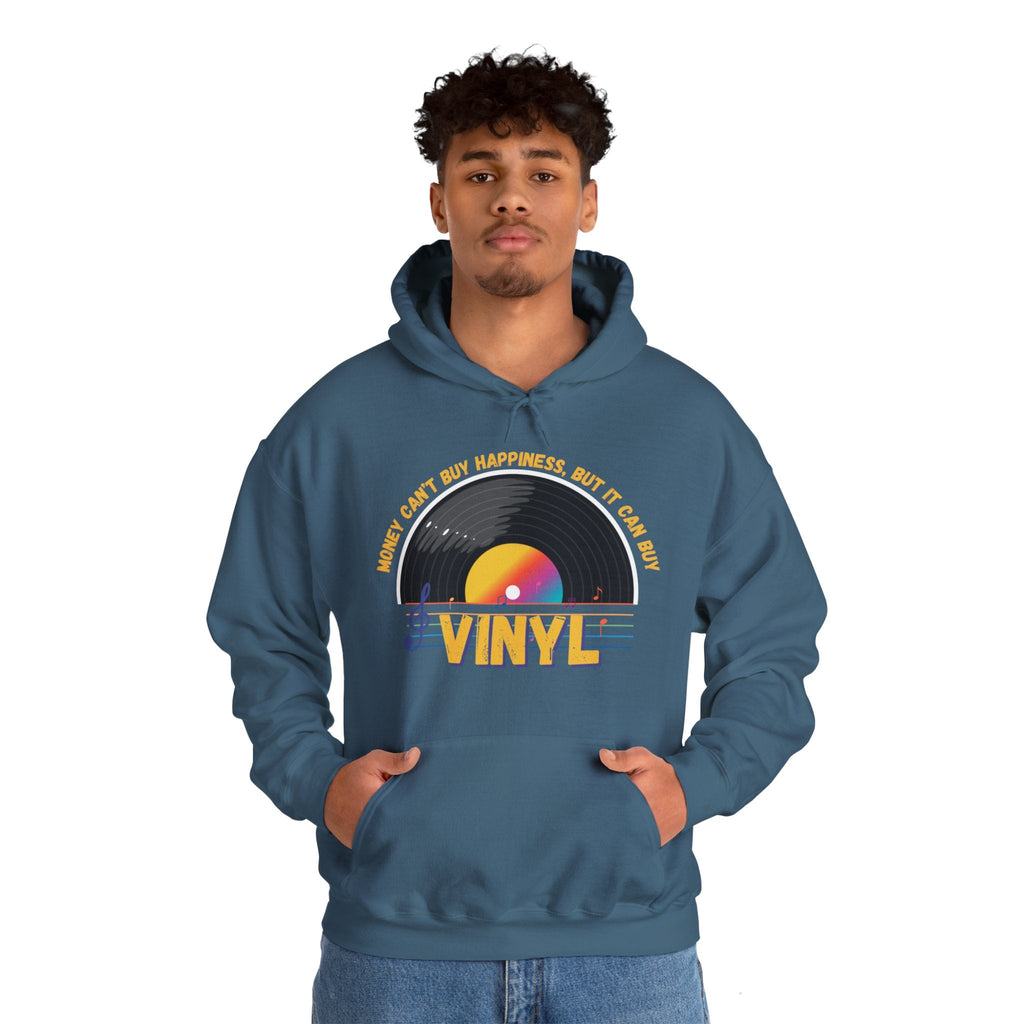 Money Can't Buy Happiness But It Can Buy Vinyl Men's Hoodie