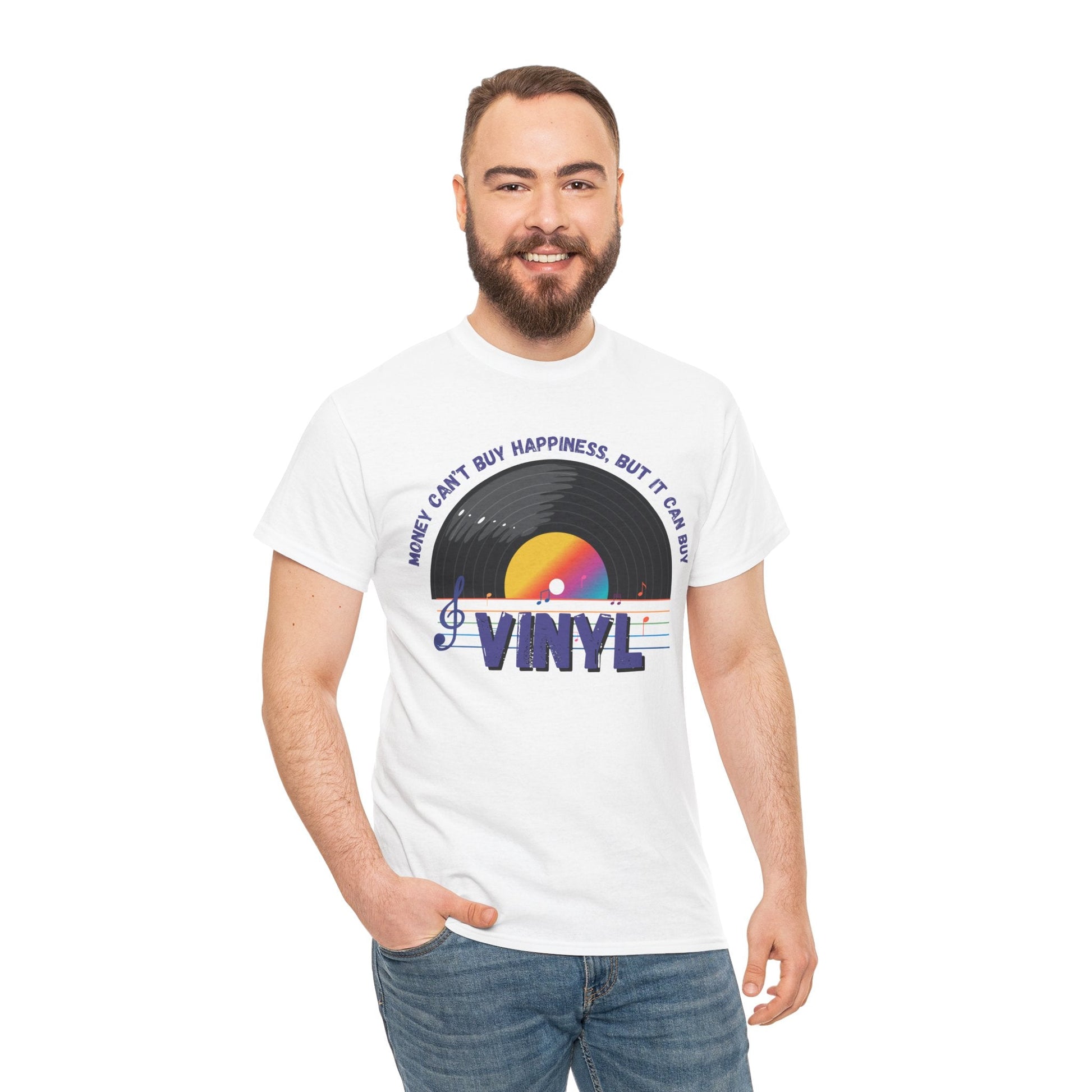 Money Can't Buy Happiness But It Can Buy Vinyl Men's T-Shirt