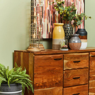 Nova Orange Earthenware Vase