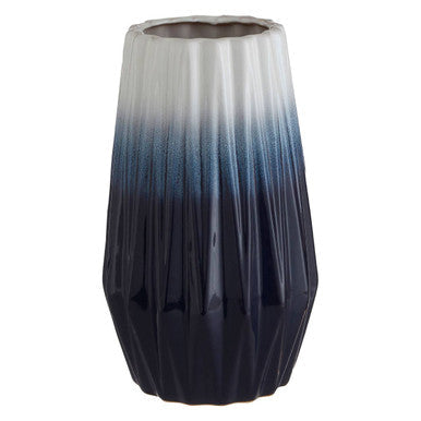 Small Ombre Vase in Blue