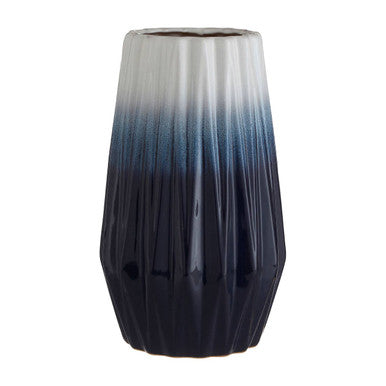 Small Ombre Vase in Blue