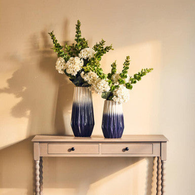 Small Ombre Vase in Blue