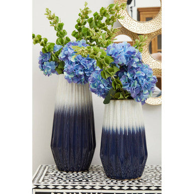 Small Ombre Vase in Blue