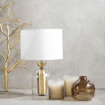 Small Textured Ombre Glass Vase