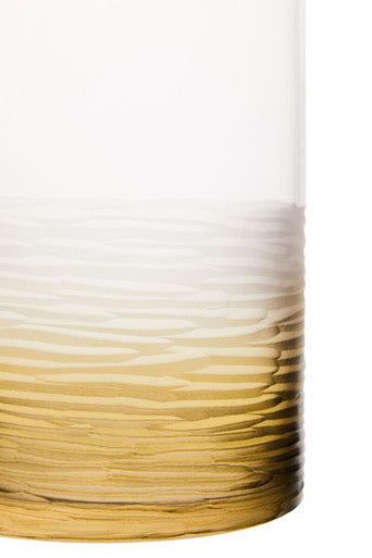 Small Textured Ombre Glass Vase