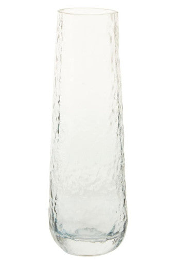 Small Blue Ombre Glass Vase
