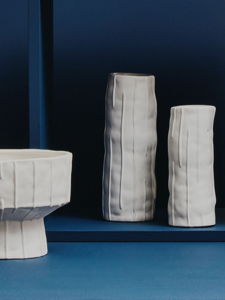 White Large Ceramic Vase
